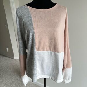 Women’s BKE Color-block Long Sleeve Top
